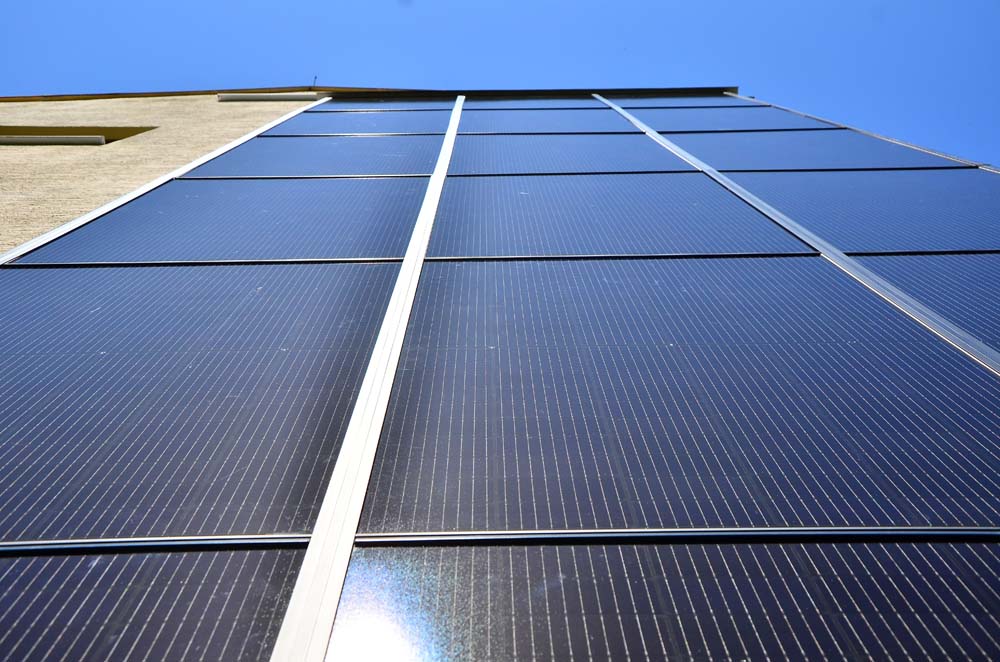 Fassade Solaranlage